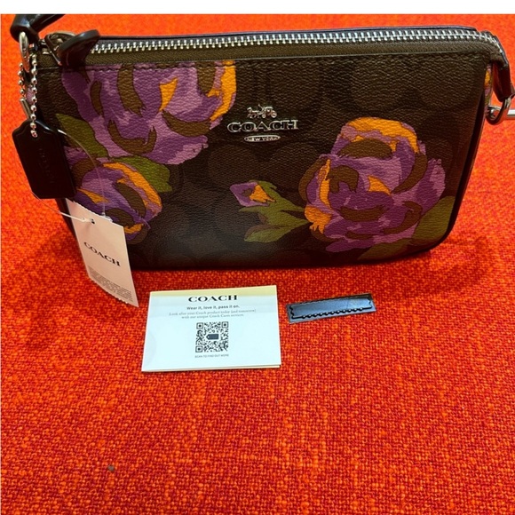 ❤️❤️❤️Authentic Coach Nolita 19 bag/jumbo rose print/silver tone hardware ❤️❤️❤️ - Picture 8 of 8